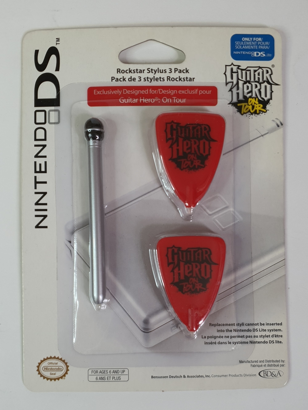 Nintendo DS Guitar Hero On Tour - 3 Pack Rockstar Stylus